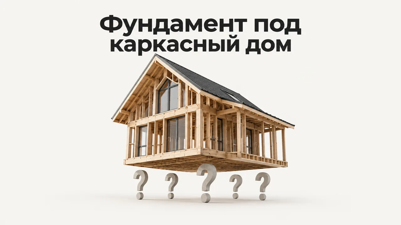 Фундамент для каркасного дома: нужен ли монолит и какой выбрать